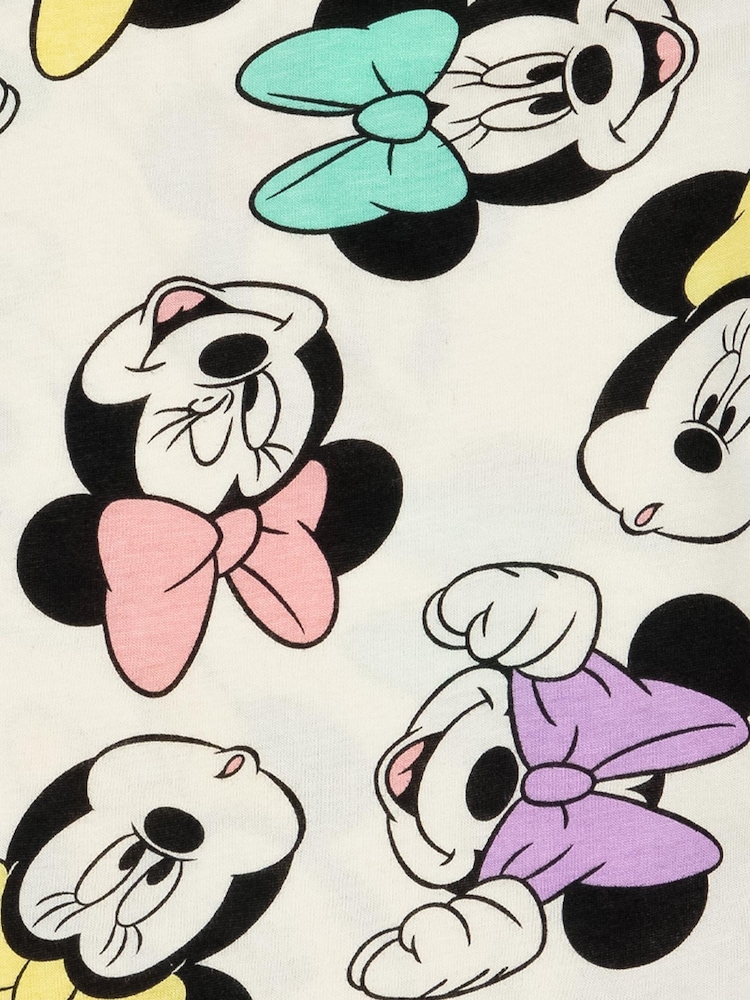 Vanilla Underground Minnie Mouse Girls Licensing Short 100% Cotton Pyjamas - Image 5 of 5