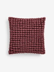 Pink 43 x 43cm Global Bobble Cushion - Image 5 of 6