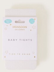 Monsoon Natural Baby Diamond Butterfly Tights - Image 3 of 4