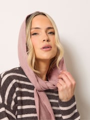Вязаный джемпер с капюшоном в полоску Long Tall Sally - Изображение 4 6