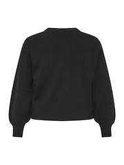 Yours Curve Black Limited Balloon Sleeve Cardigan - Image 7 of 7
