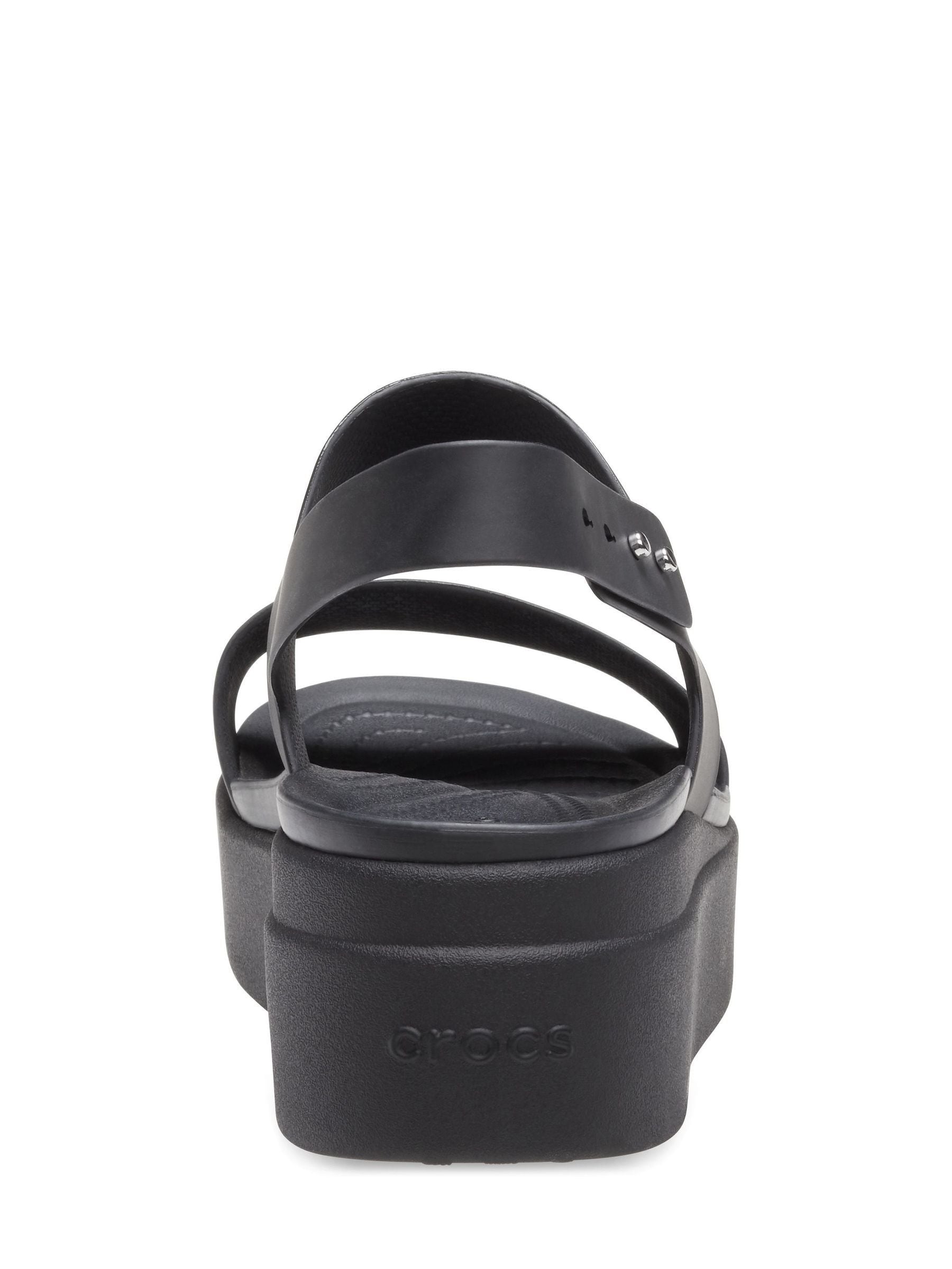 Buy Crocs Black Brooklyn Low Wedge Sandals from Next USA Buy Crocs Black Brooklyn Low Wedge Sandals from Next USA