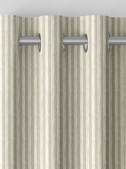 Emily Bond Natural Oscar Stripe Made to Measure Curtains - Image 7 of 9