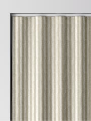 Emily Bond Natural Oscar Stripe Made to Measure Curtains - Image 8 of 9