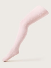 Monsoon Pink Lace Butterfly Tights - Image 1 of 3