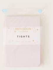 Monsoon Pink Lace Butterfly Tights - Image 2 of 3