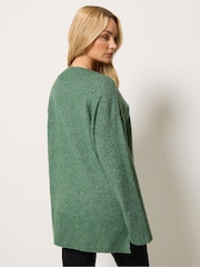 M&Co Green Knitted Tunic Jumper - Image 3 of 5