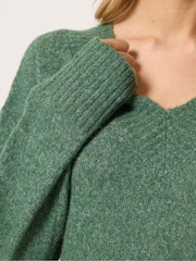 M&Co Green Knitted Tunic Jumper - Image 4 of 5