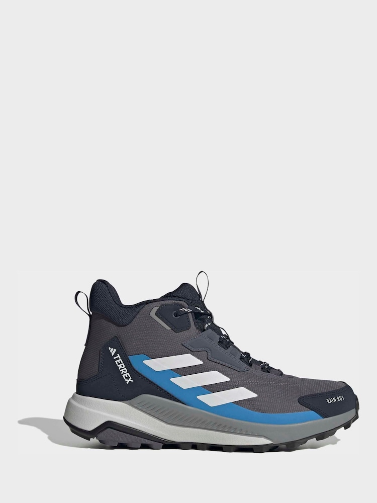 adidas Terrex Grey Terrex Anylander Mid Rain Rdy Hiking Shoes - Image 1 of 12 adidas Terrex Grey Terrex Anylander Mid Rain Rdy Hiking Shoes - Image 1 of 12
