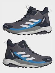 adidas Terrex Grey Terrex Anylander Mid Rain Rdy Hiking Shoes - Image 10 of 12