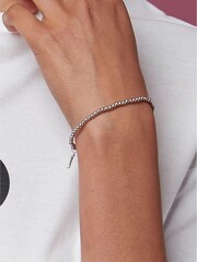 Sterlingsilber - Perlenarmband mit Initialen - Bild 3 von 3
