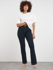 Simply Be Dark Blue 24/7 Straight Leg Jeans - Image 1 of 3
