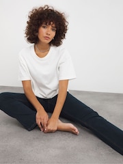 Simply Be Dark Blue 24/7 Straight Leg Jeans - Image 2 of 3