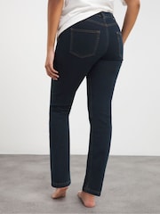 Simply Be Dark Blue 24/7 Straight Leg Jeans - Image 3 of 3