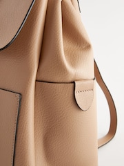 Neutral Minimalist Backpack - Image 3 of 5