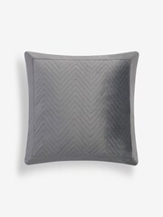 Charcoal Grey 50 x 50cm Madison Velvet Cushion - Image 2 of 5