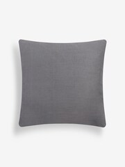 Charcoal Grey 50 x 50cm Madison Velvet Cushion - Image 3 of 5