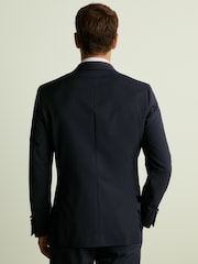 Reiss Navy Poker Db Double Breasted Tuxedo Slim Fit Jacket - Image 5 of 7