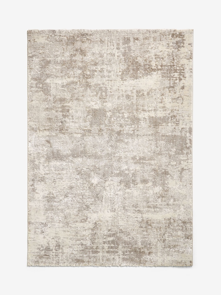 Silver Grey Mica Abstract Rug - Image 7 of 7 Silver Grey Mica Abstract Rug - Image 7 of 7