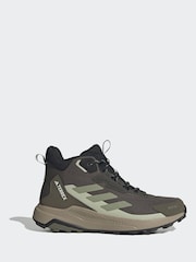 adidas Terrex Green Anylander Mid Rain Rdy Hiking Shoes - Image 1 of 10