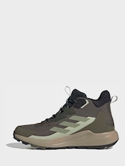 adidas Terrex Green Anylander Mid Rain Rdy Hiking Shoes - Image 3 of 10