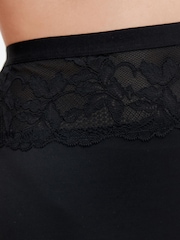 Black/Nude High Waist Lace Tummy Control Light Shaping Knickers 2 Pack - Image 8 of 10
