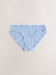 Navy/Blue/Black Spot - Slips aus Baumwolle und Spitze 4er-Pack - Bild 2 von 7