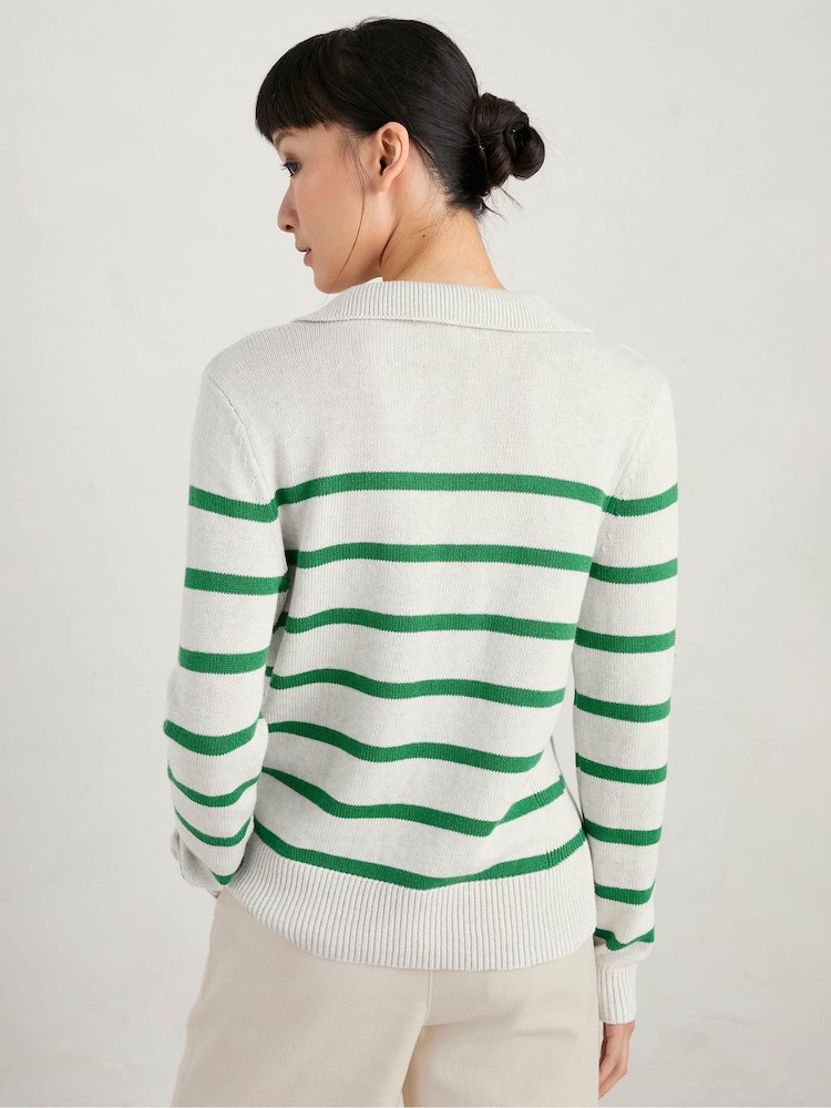 Seasalt Cornwall Natural Longsleeve Barbizan Jumper - Image 2 of 5