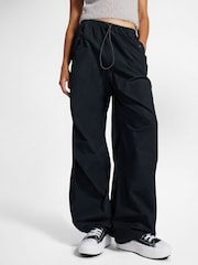 Converse Black Parachute Wide Leg Trousers - Image 1 of 2