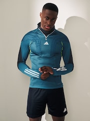 adidas Teal Blue Tiro 23 Competition Winterized Top - Image 1 of 7