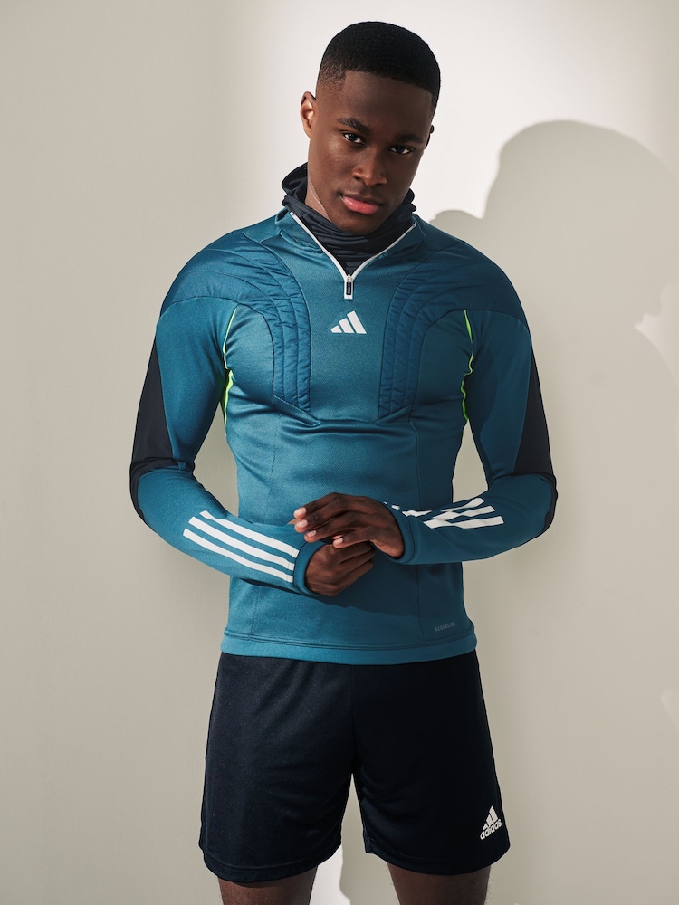 adidas Teal Blue Tiro 23 Competition Winterized Top - Image 1 of 7
