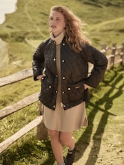 Barbour® Navy Sport Beadnell 100% Cotton Quilt Jacket - Image 1 of 9