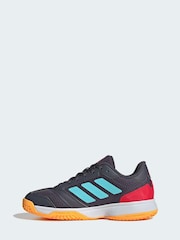 adidas Grey Ligra 8 Indoor Shoes - Image 4 of 10