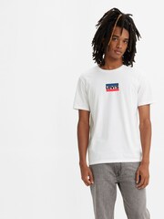 Levi's® Grey 100% Cotton Crew Neck Sportswear Logo T-Shirt - Image 1 of 3