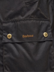 Barbour® Olive Green 100% Cotton Allerston Wax Jacket - Image 10 of 10