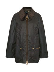Barbour® Olive Green 100% Cotton Allerston Wax Jacket - Image 8 of 10