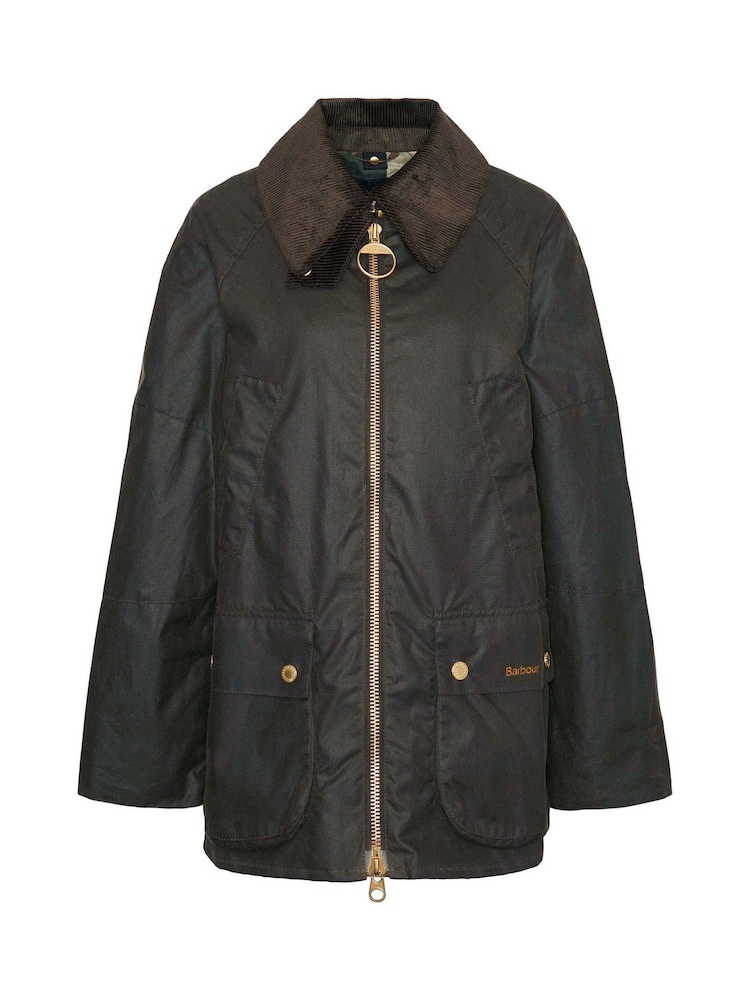 Barbour® Olive Green 100% Cotton Allerston Wax Jacket - Image 8 of 10