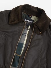 Barbour® Olive Green 100% Cotton Allerston Wax Jacket - Image 9 of 10