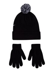 Noir - ensemble Nike Swoosh 2-7y Chapeaux et Gants enfant - Image 1 of 4