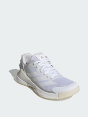 adidas White Crazyquick Lightstrike Padel Shoes - Image 1 of 9