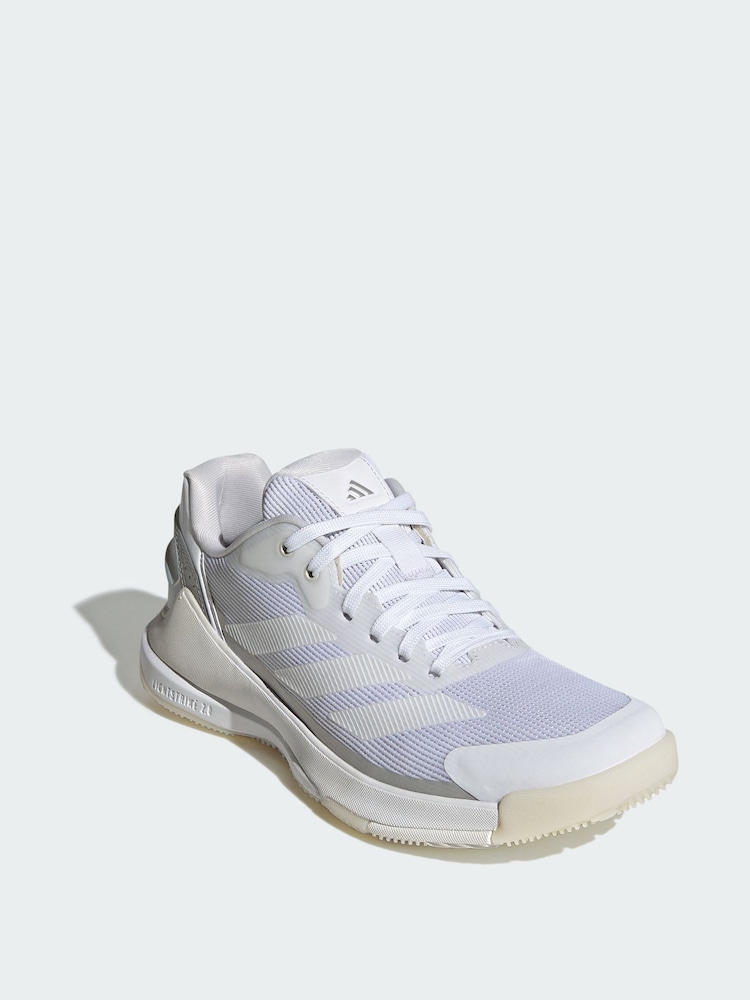 adidas White Crazyquick Lightstrike Padel Shoes - Image 1 of 9 adidas White Crazyquick Lightstrike Padel Shoes - Image 1 of 9