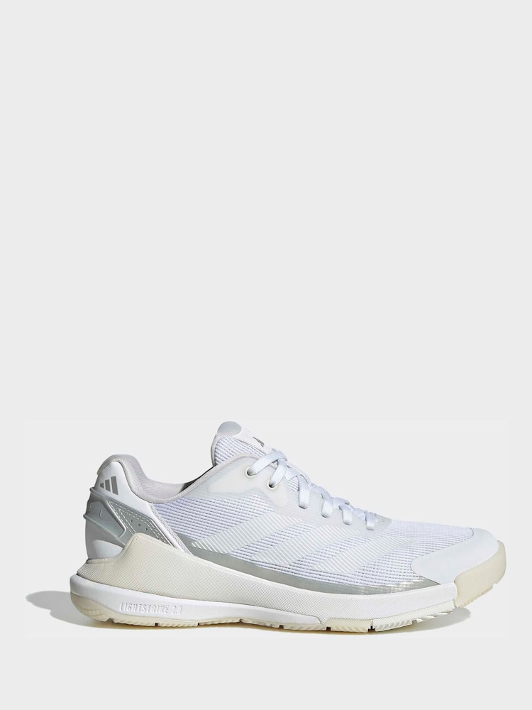 adidas White Crazyquick Lightstrike Padel Shoes - Image 2 of 9 adidas White Crazyquick Lightstrike Padel Shoes - Image 2 of 9