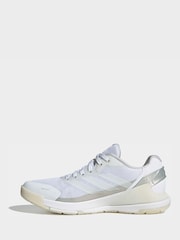 adidas White Crazyquick Lightstrike Padel Shoes - Image 3 of 9