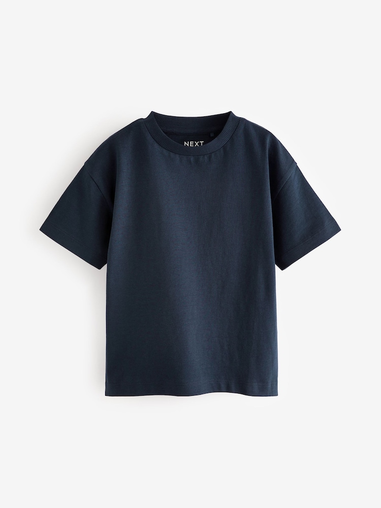 ZVX Men's Contrast Stitching T-Shirt – Summer Short Sleeve Cotton Round Neck Tee