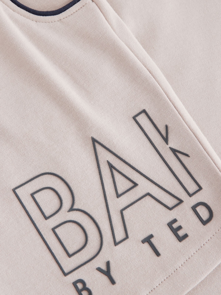 Baker by Ted Baker Stone Polo Shirt and Short Set - Image 8 of 8