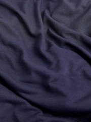Blue Navy Slouch V-Neck T-Shirt - Image 5 of 5