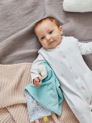 JoJo Maman Bébé Flower Breton Duck Comforter - Image 4 of 4