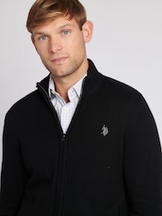U.S. Polo Assn. Black Knitted Mens Cardigan - Image 2 of 8