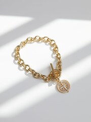 Lipsy Jewellery Gold Tone Evil Eye Charm Bracelet - Gift Boxed - Image 3 of 3