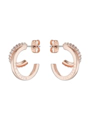 لون ذهبي وردي - Ted Baker HELIAS: أقراط كريستال متعددة الحلقات - Image 3 of 4